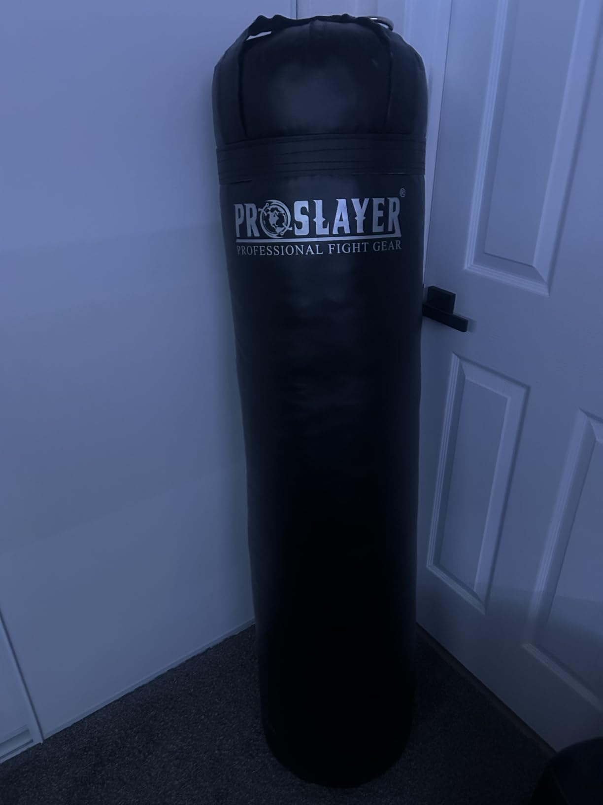 100lb Boxing MMA Heavy Punching Bag - Black - Made in USA - Filled customer photo 1