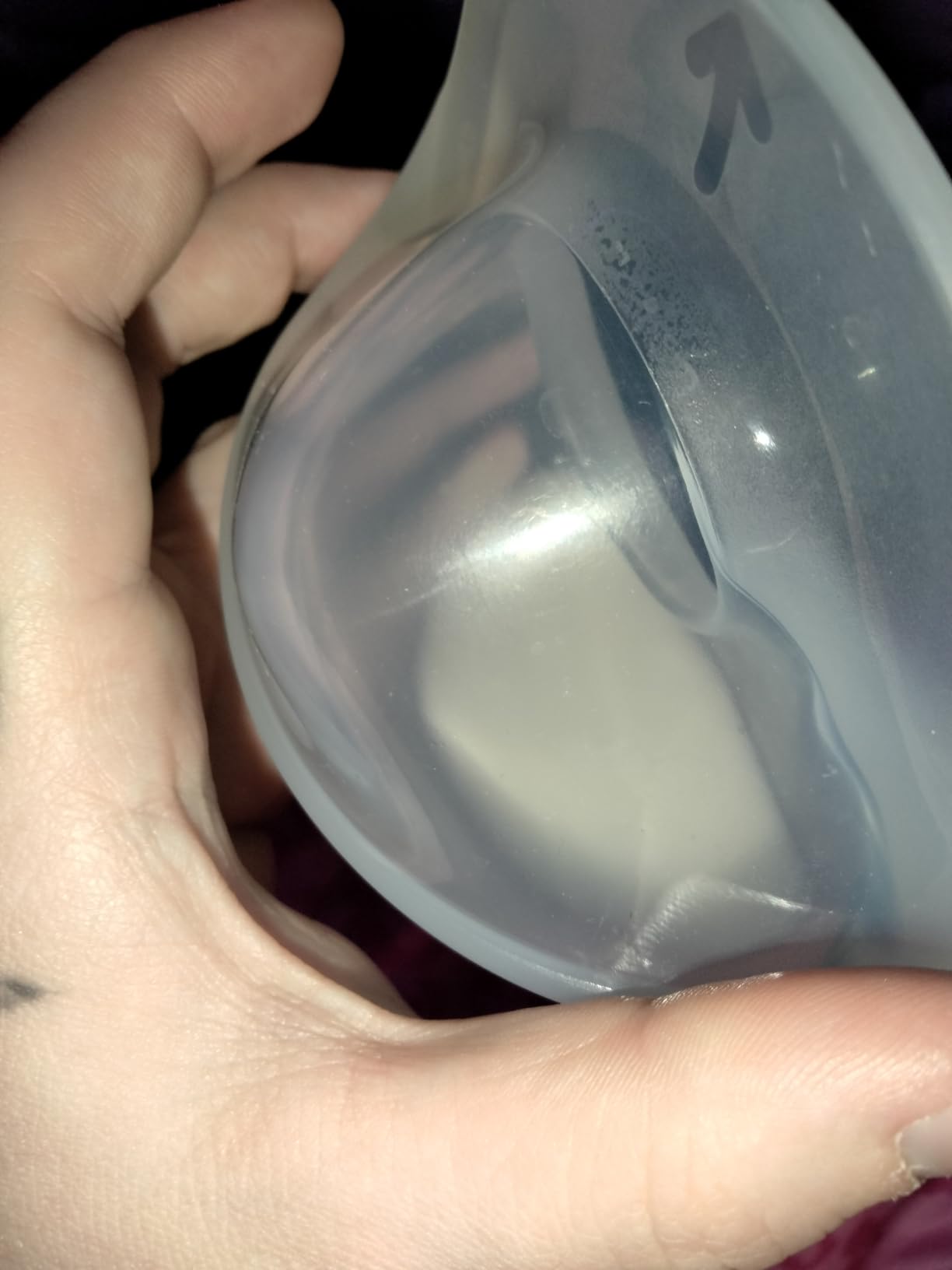 Boon Trove Silicone Manual Breast Pump - Discreet Milk Collector, 2 Count | Hands Free, Passive Suction, Collects Up To 3 Ounces customer photo 1