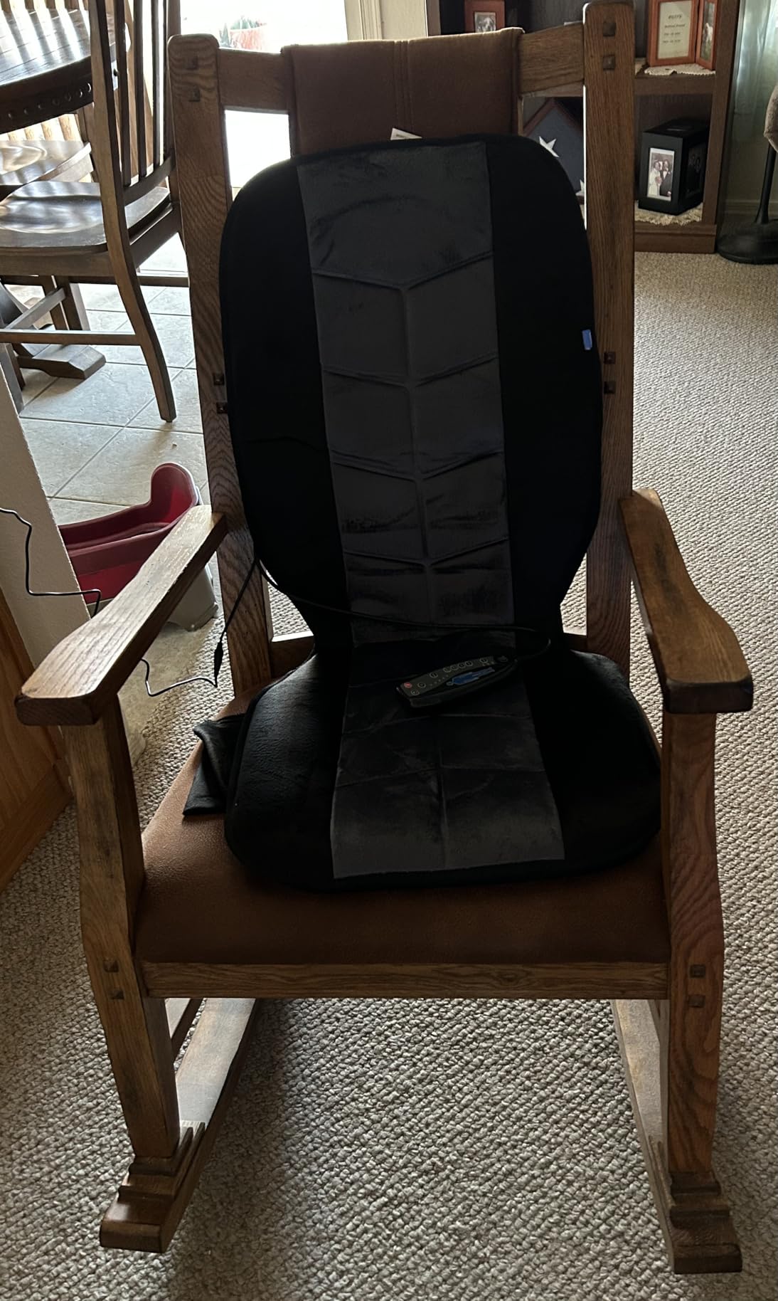 Vibration Massage Chair Pad, Back Massager with Heat, Massage Seat Cushion customer photo 1