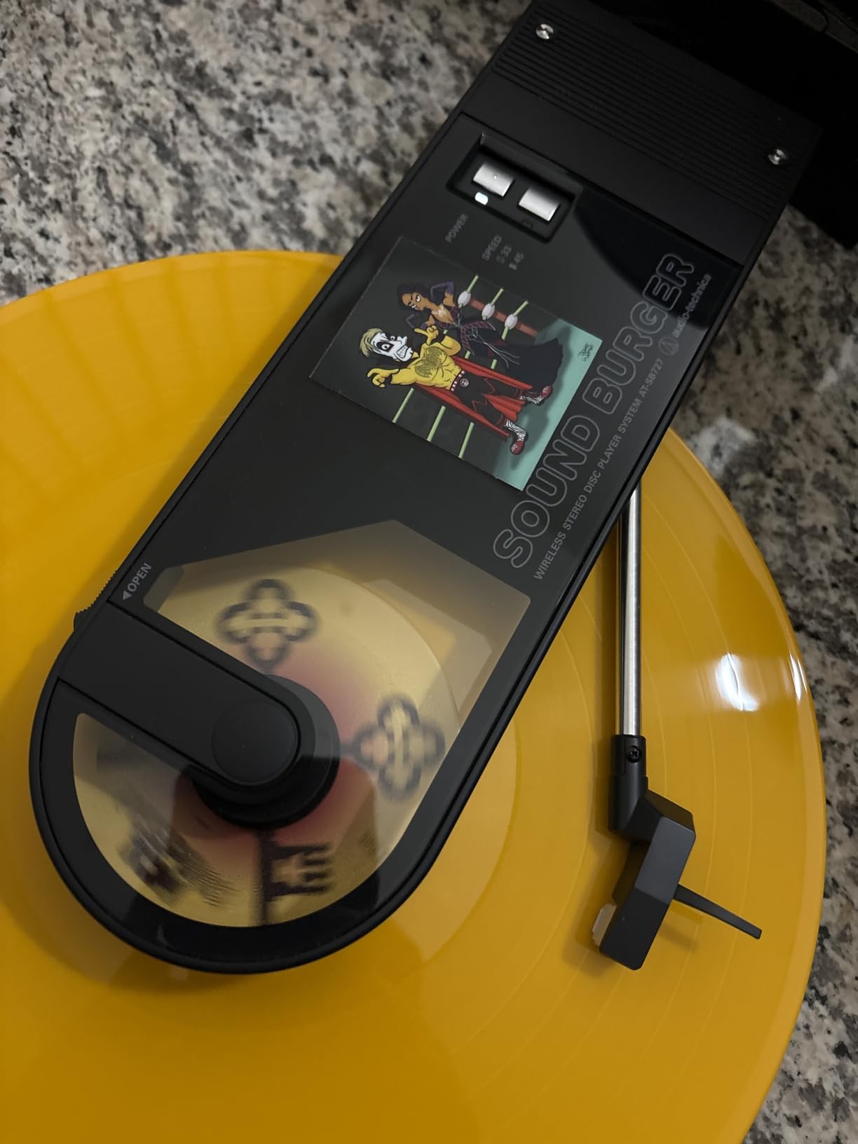 Audio-Technica AT-SB727 Sound Burger Portable Bluetooth Turntable, Black customer photo 2