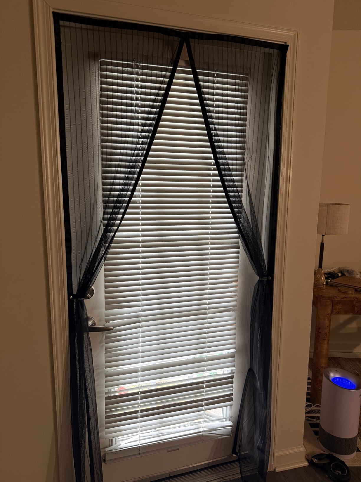 AUGO Garage Door Screen Magnetic Closure - Garage Screen Doors for 2 Car Garage Pull Down - 16' x 7' customer photo 2