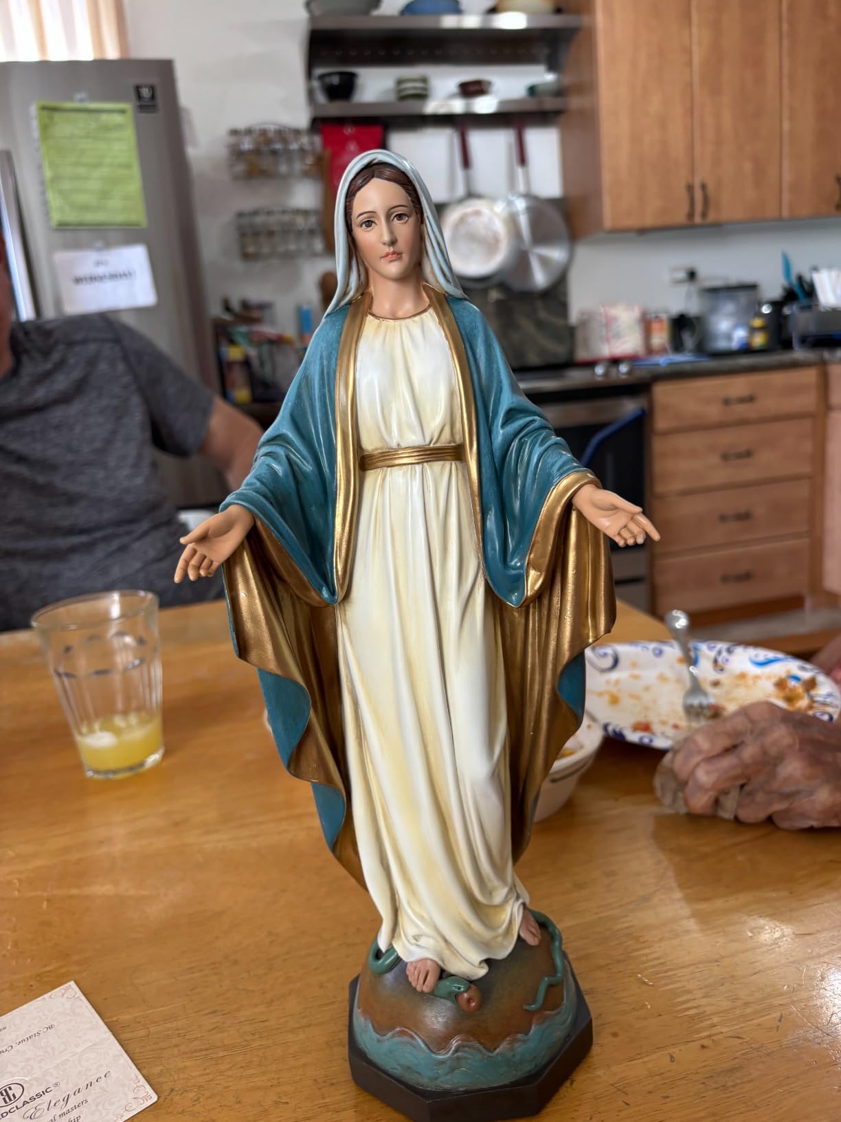 BC Catholic Our Lady of Grace Statue 10.8