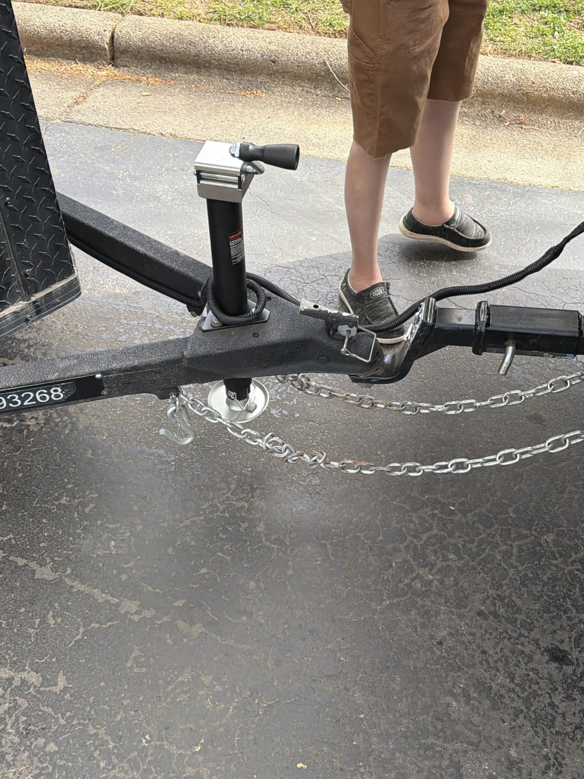 VEVOR 5000 lbs A-Frame Trailer Jack, 15