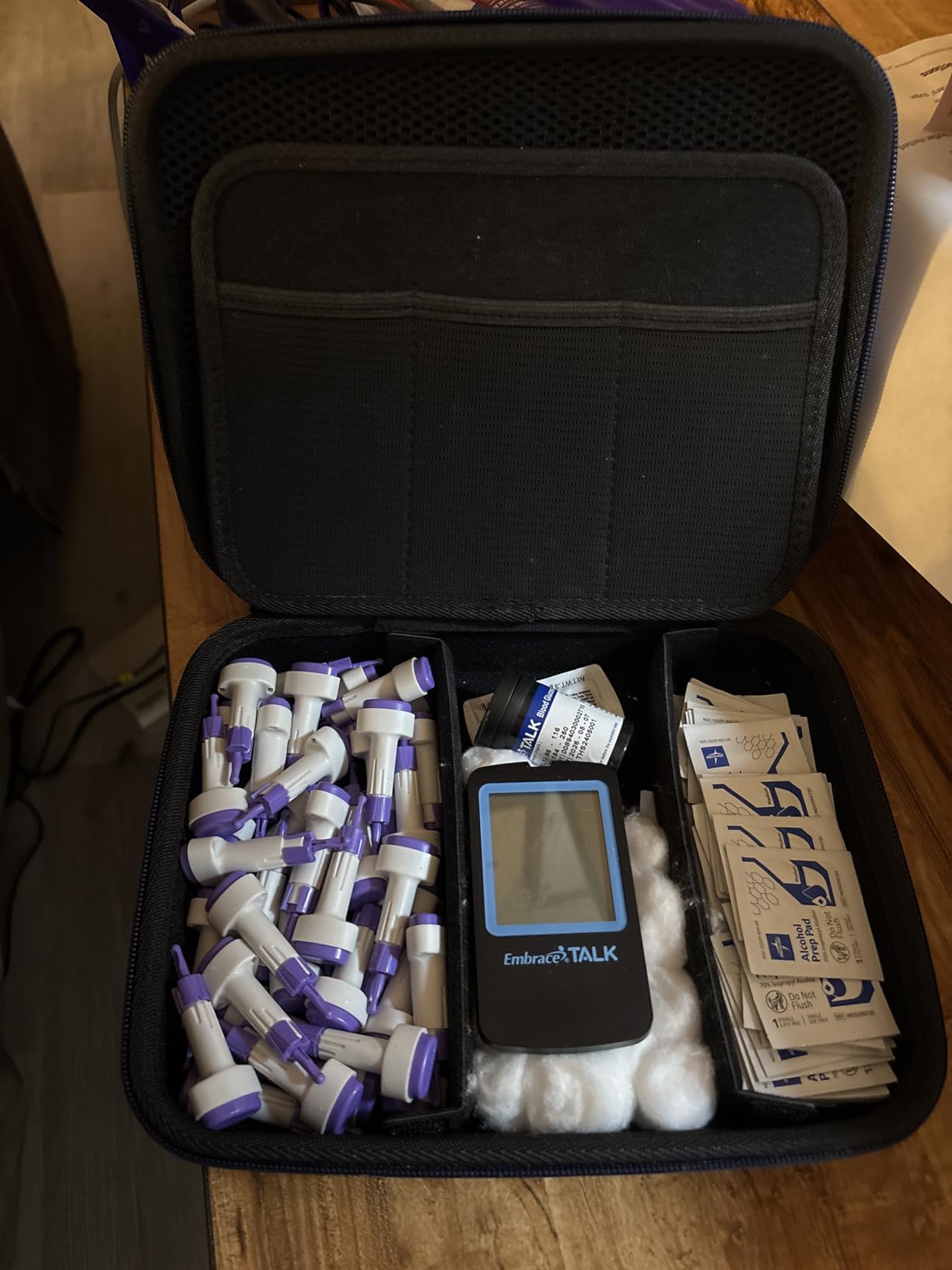 ProCase Diabetes Travel Case for Diabetic Supplies -Black customer photo 2