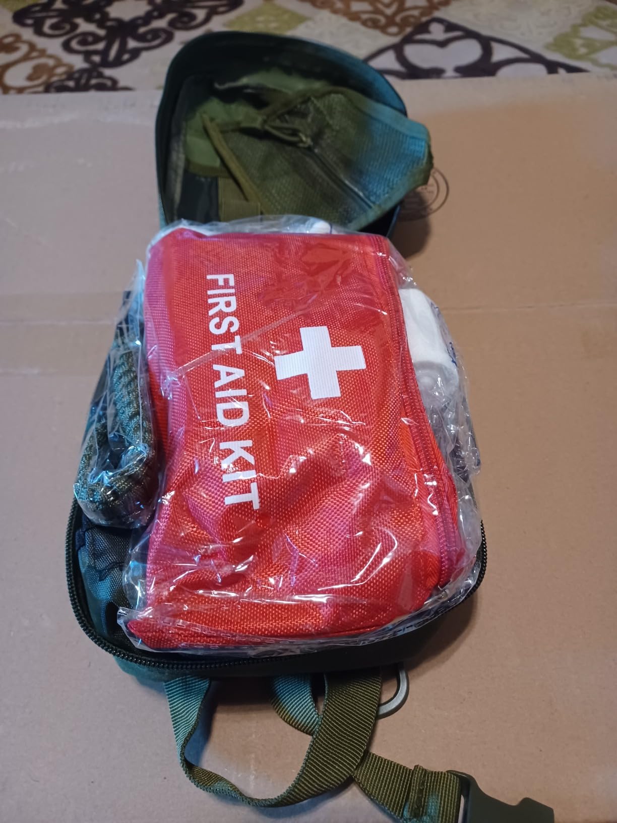 Survival Kit 256 in 1, First Aid Kit Survival Gear Tools Trauma Kit with Molle Pouch for Outdoor, Camping, Hunting, Hiking, Earthquake, Home, Office, Gifts for Men Dad Husband Women customer photo 2
