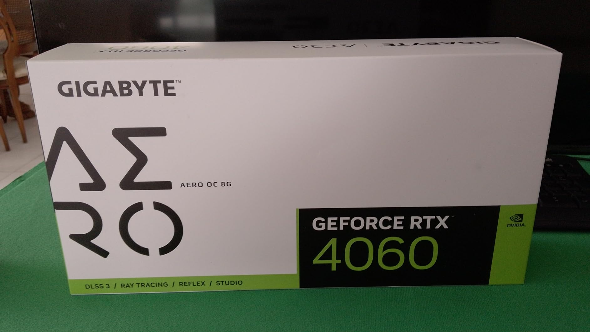 Gigabyte GeForce RTX 4060 AERO OC 8G Graphics Card, 3X WINDFORCE Fans, 8GB 128-bit GDDR6, GV-N4060AERO OC-8GD Video Card customer photo 1