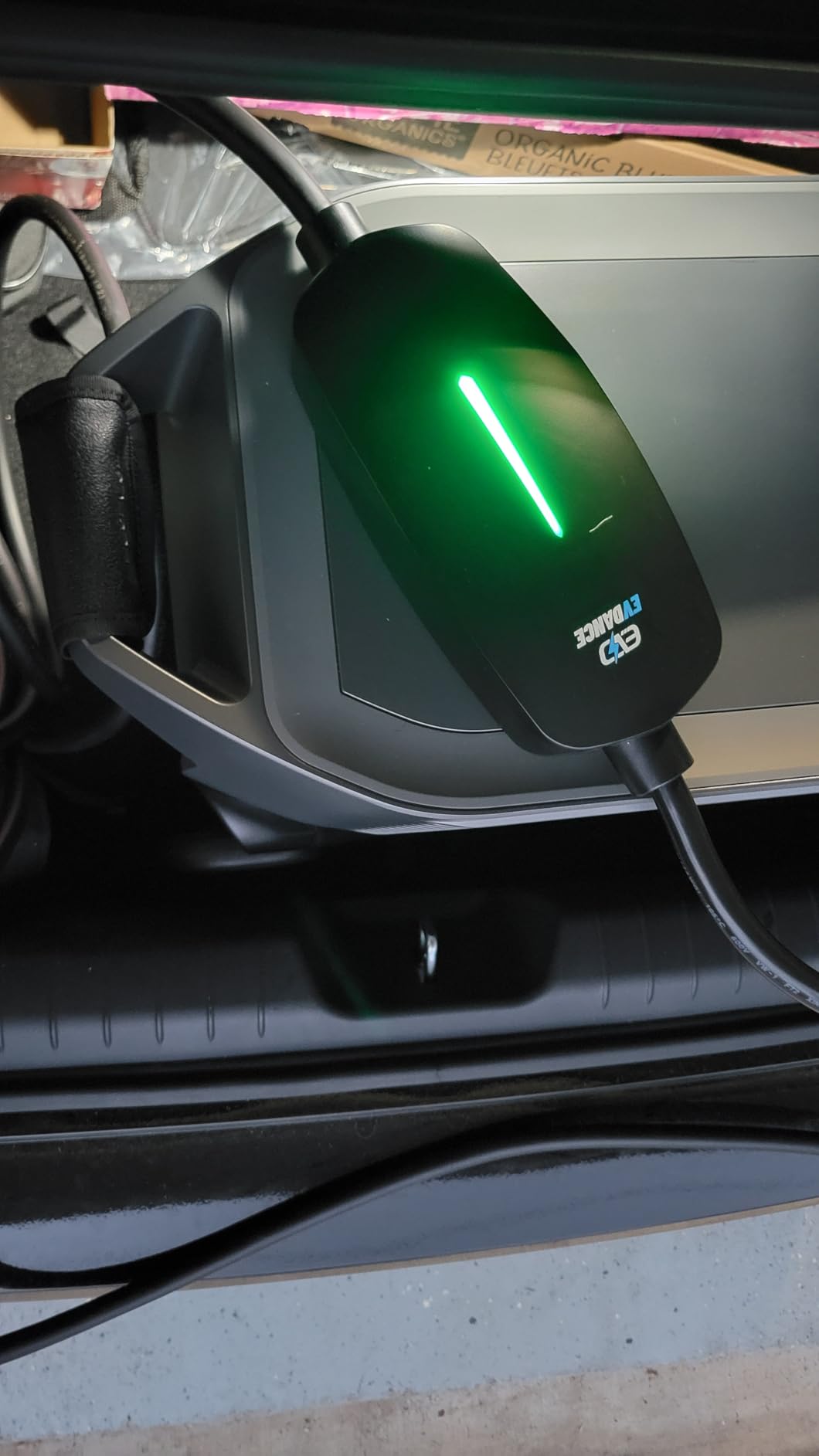 EVDANCE Level 1&2 EV Charger, Electric Vehicle Portable Charger with 25FT Cable, ETL Listed J1772 EVSE for All EVs & PHEVs, 12A 120V/16A 240V(Black, 16A Max | NEMA 5-15&6-20(Standard Home Plug)) customer photo 1
