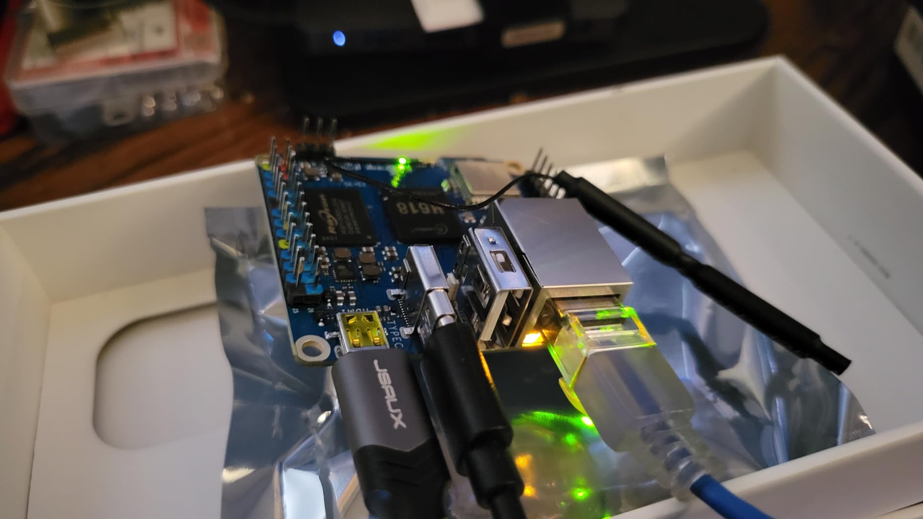 Orange Pi Zero 3 4G Allwinner H618 LPDDR4 Quad Core 64 Bit Single Board Computer, Support 4K Display WiFi Bluetooth customer photo 2