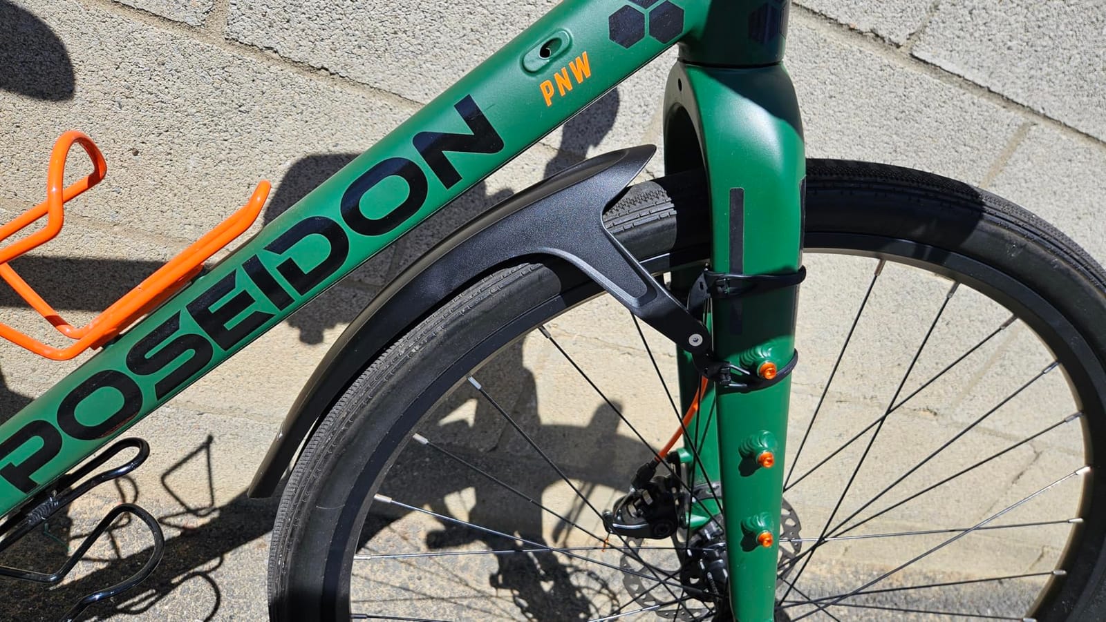 RBRL Bike Fender Set, Quick Release Bike fenders for Gravel and Road Bike, Adjustable Bicycle Fenders 28'', Full Cover Thicken & Widen, Front and Rear Mud Guard for Tire Width: 28-45mm customer photo 1