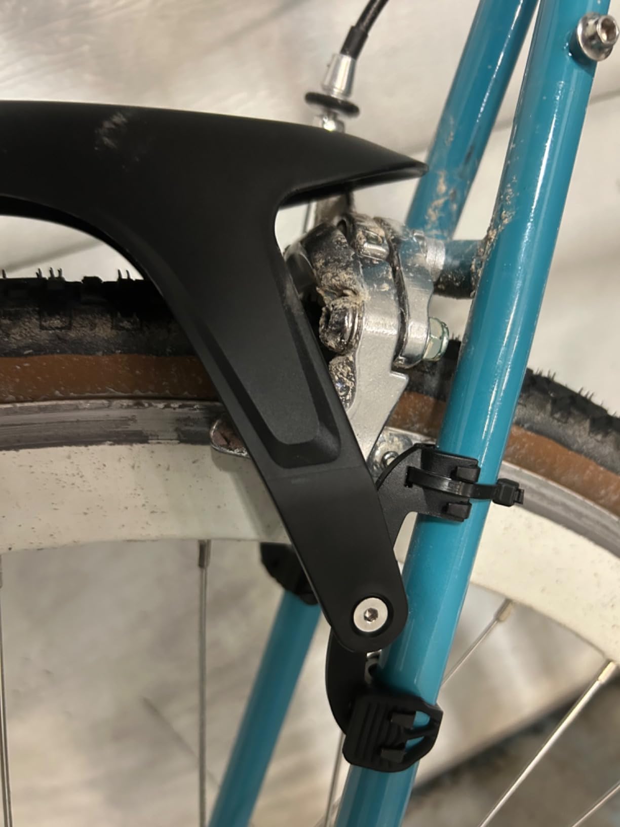 RBRL Bike Fender Set, Quick Release Bike fenders for Gravel and Road Bike, Adjustable Bicycle Fenders 28'', Full Cover Thicken & Widen, Front and Rear Mud Guard for Tire Width: 28-45mm customer photo 2