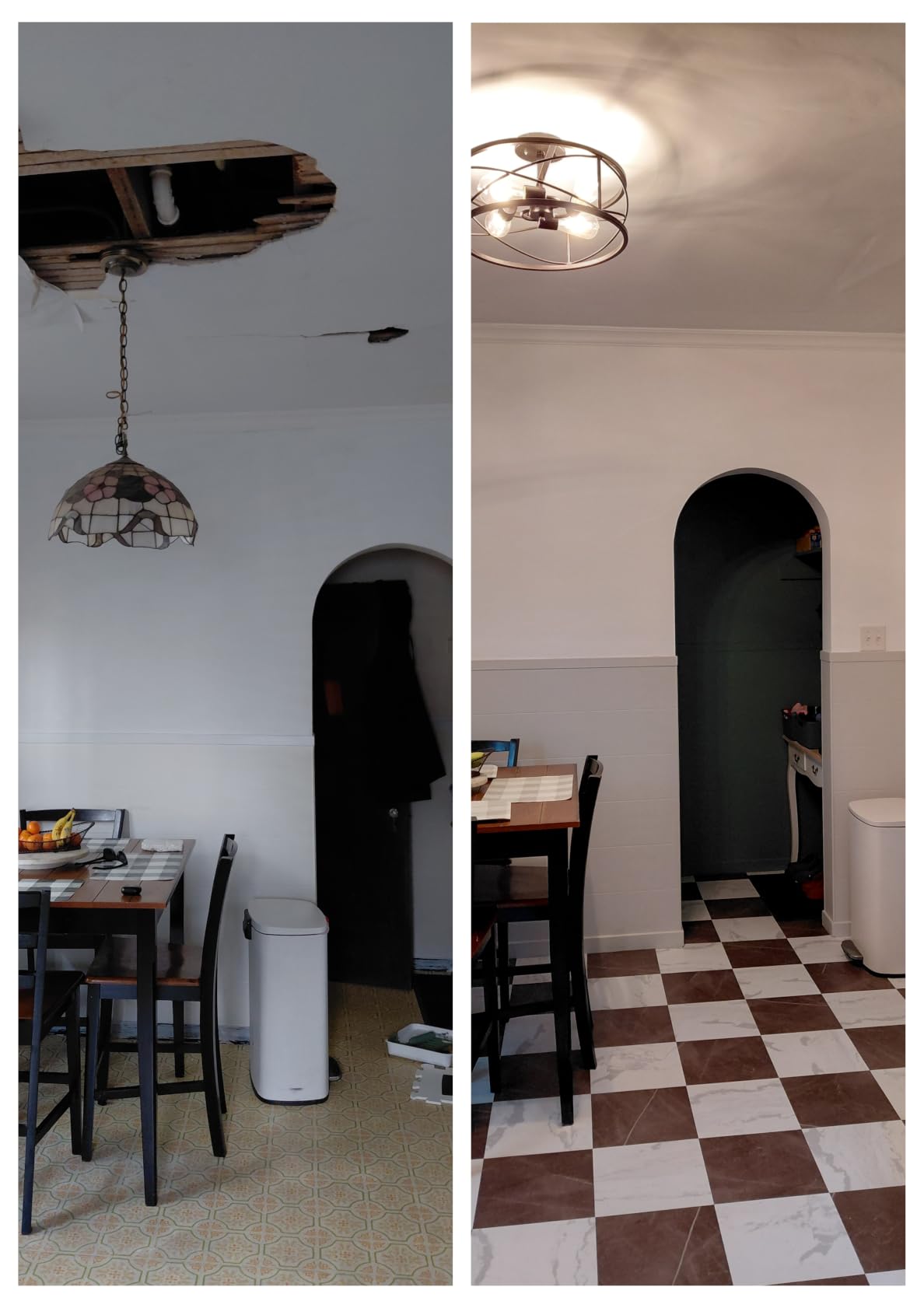 FloorPops x Chris Loves Julia 12-in by 12-in Bonneville Grey & White Marble Peel & Stick Floor Tiles, FP4421 customer photo 1