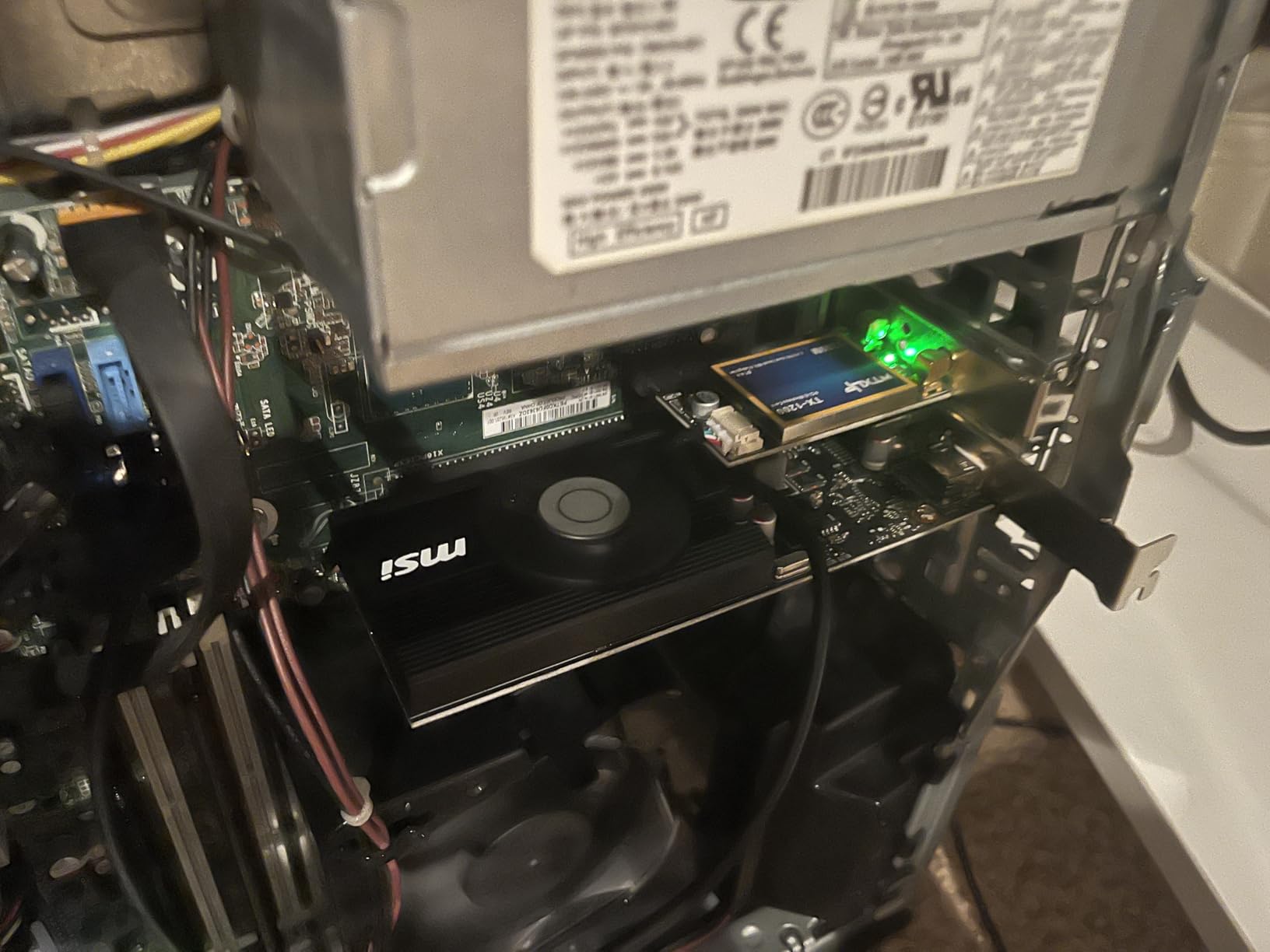 msi Gaming GeForce GT 1030 4GB DDR4 64-bit HDCP Support DirectX 12 DP/HDMI Single Fan OC Graphics Card (GT 1030 4GD4 LP OC) customer photo 2