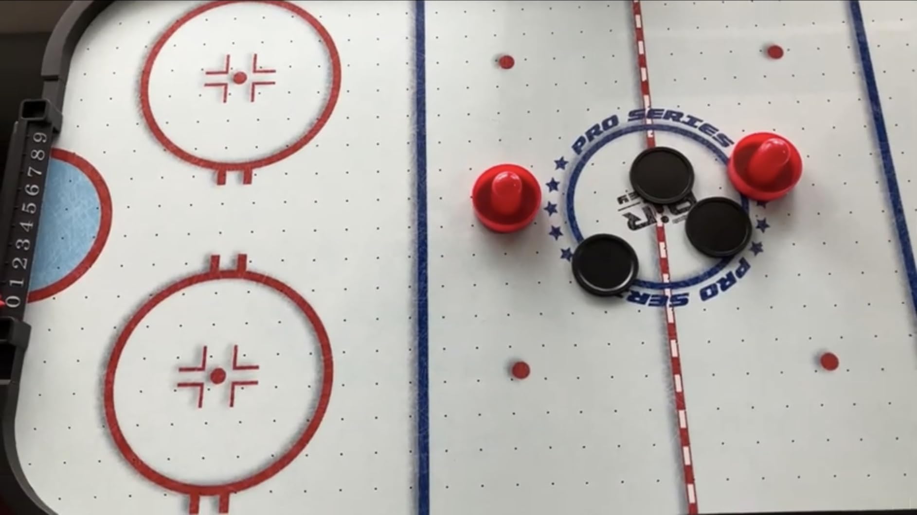 GoSports 40 Inch Table Top Air Hockey Game for Kids - Oak customer photo 1