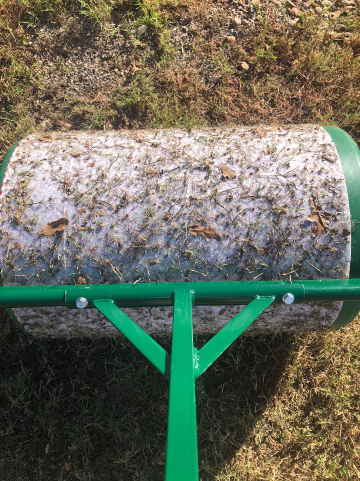 24 Inch Poly Lawn Roller - 15.8 Gallon Lawn Roller Water Filled Sod Roller and Yard Roller customer photo 1