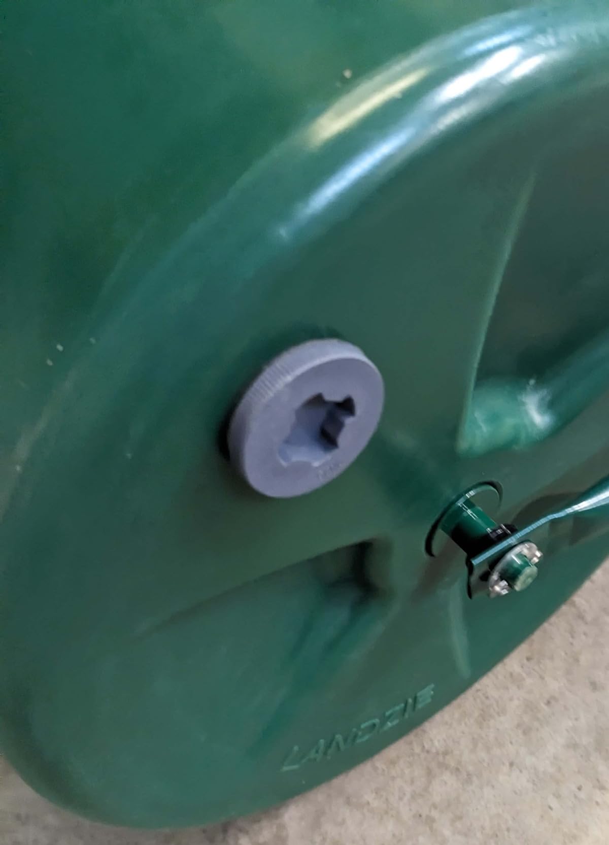 24 Inch Poly Lawn Roller - 15.8 Gallon Lawn Roller Water Filled Sod Roller and Yard Roller customer photo 2