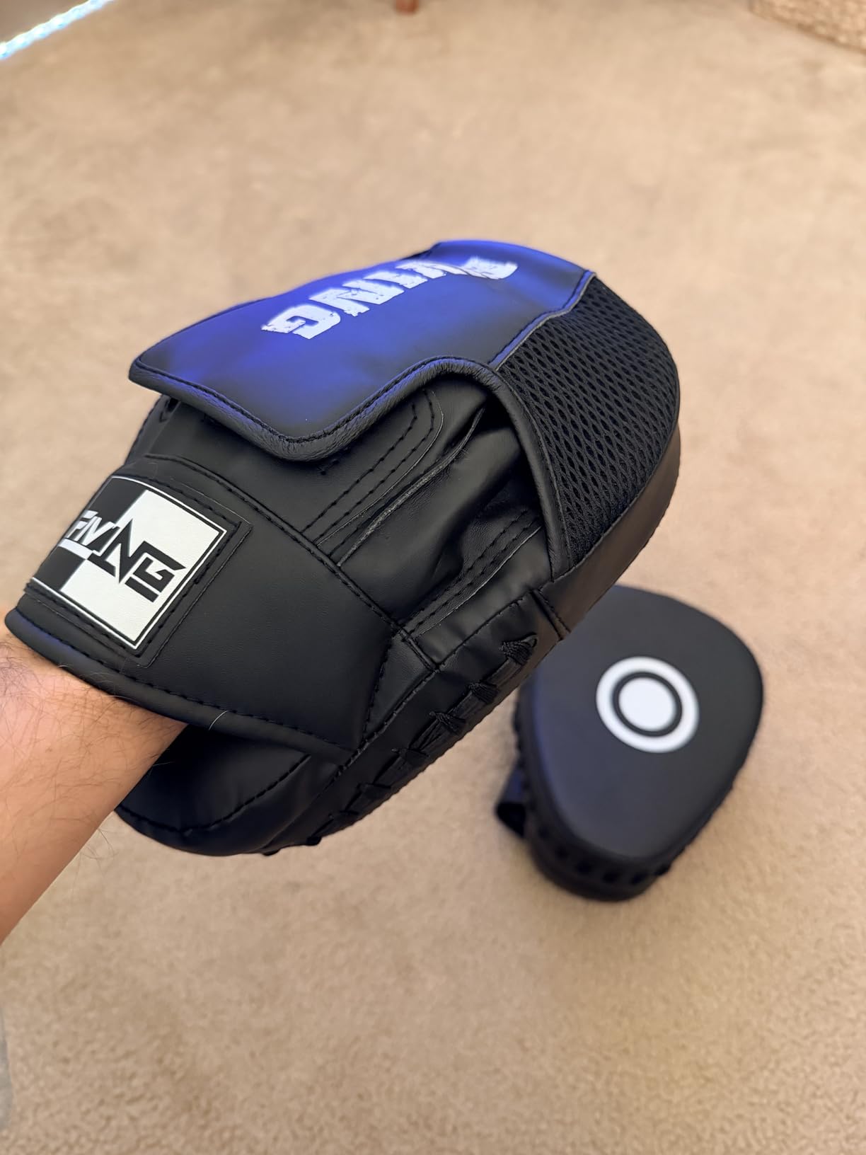 Boxing Pads Punching Mitts for Muay Thai, Punching, Sparring, Training | Focus Mitts, Curved Punch Mitts, For Martial Arts, Boxing Training, For Karate, Kickboxing, Taekwondo, for Men and Women customer photo 1