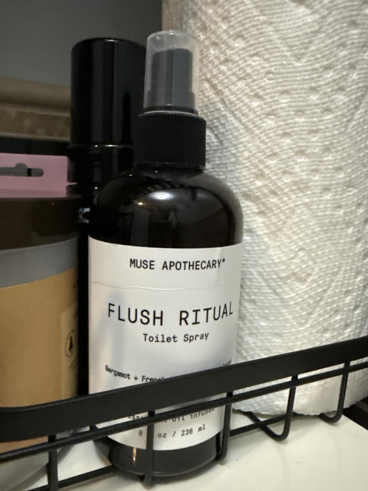 Muse Apothecary Flush Ritual - Aromatic & Refreshing Toilet Spray, Use Before You Go, 2 oz, Infused with Natural Essential Oils - Aloe + Eucalyptus + Lavender customer photo 1