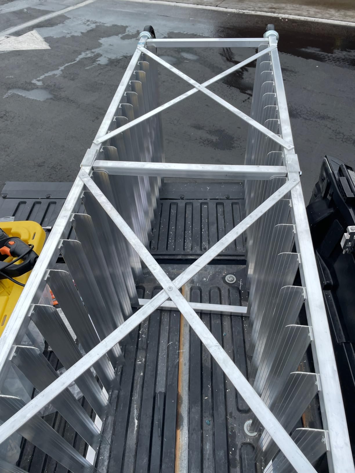VEVOR Bun Pan Rack, Full Size 20-Tier Commercial Bakery Rack, Brake Wheels, Aluminum Racking Trolley, Full & Half Size, 26