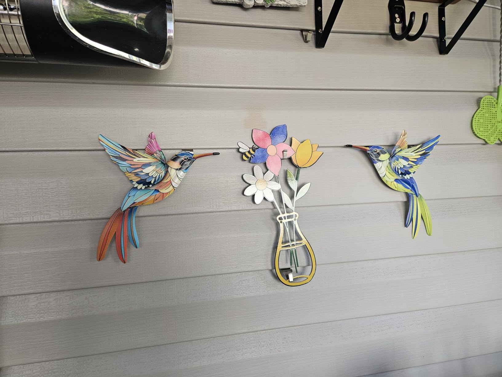 VEWOSTAR Metal Tree of Life Wall Art for Living Room Home Decor | Colorful Leaves Wall Sculpture Tree of Life Handcrafted Wall Decor Hangings for Outdoor Indoor(25.5
