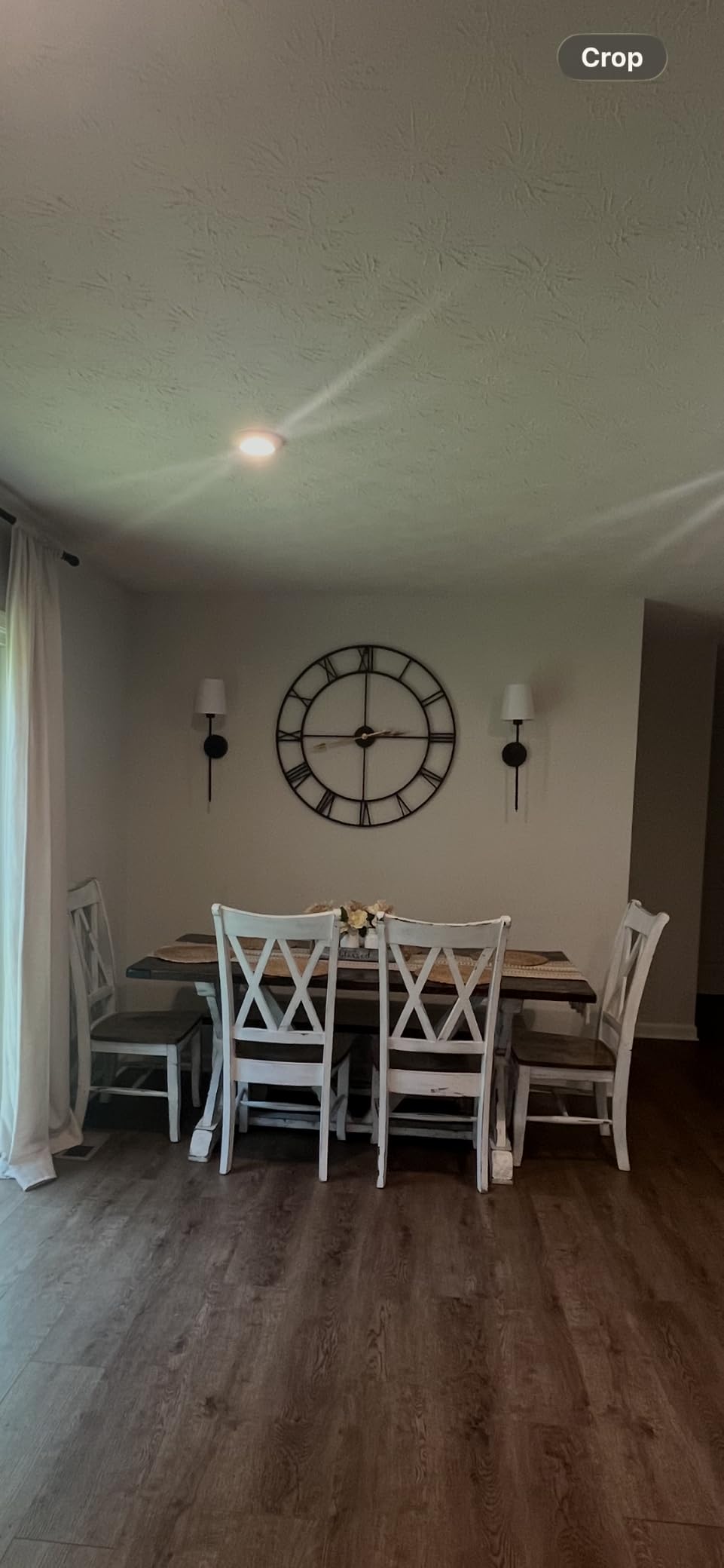 Pytha Sight 30 Inch Extra Large Giant Wall Clock,Oversized Round Silent Vintage Industrial Black Metal Farmhouse Big Roman Numeral Wall Clocks for Living Room,Kitchen,Bedroom Home Decor customer photo 1