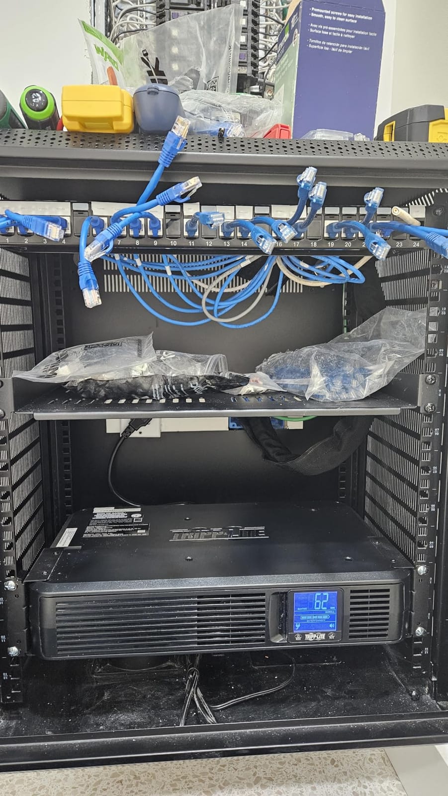 Tecmojo 12U Wall Mount Rack Network Cabinet for 19