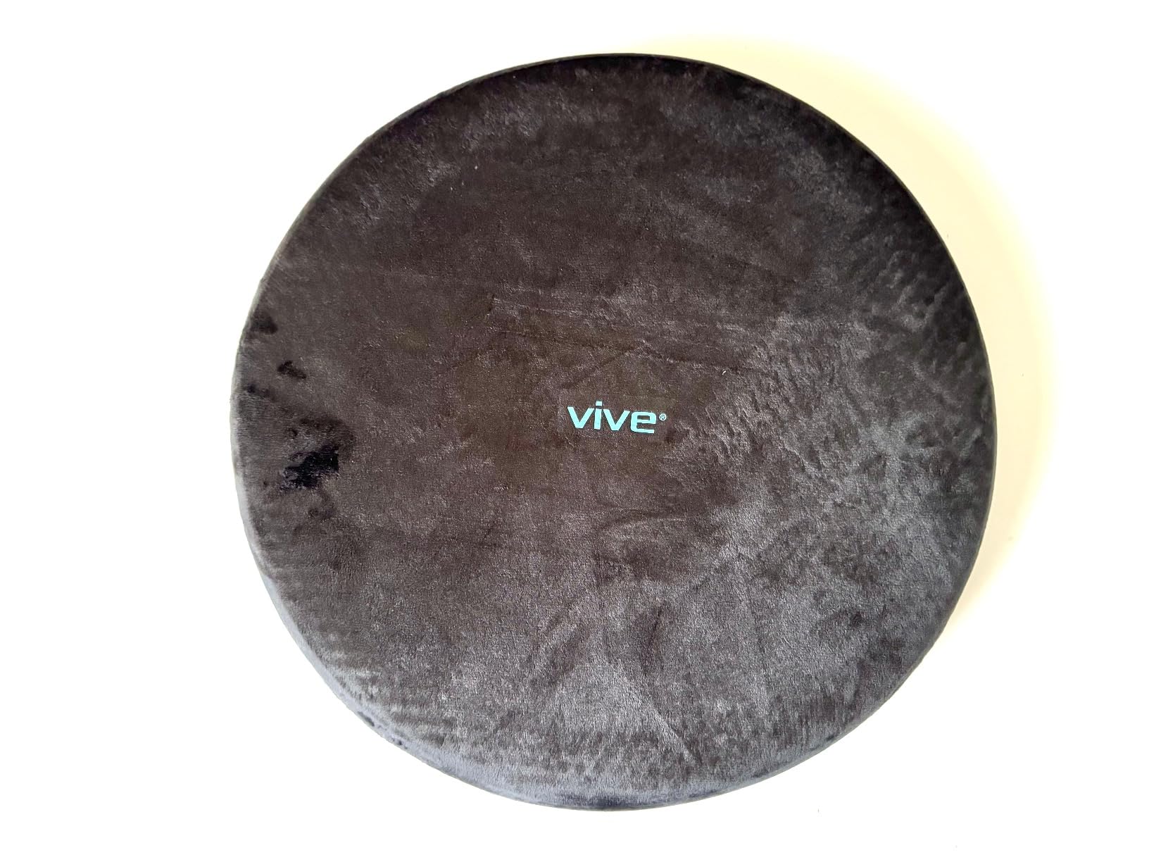 Vive Swivel Car Seat Cushion for Handicapped & Elderly Assistance - 360 Large Round Rotating Chair Pad with Memory Foam (Black) customer photo 2