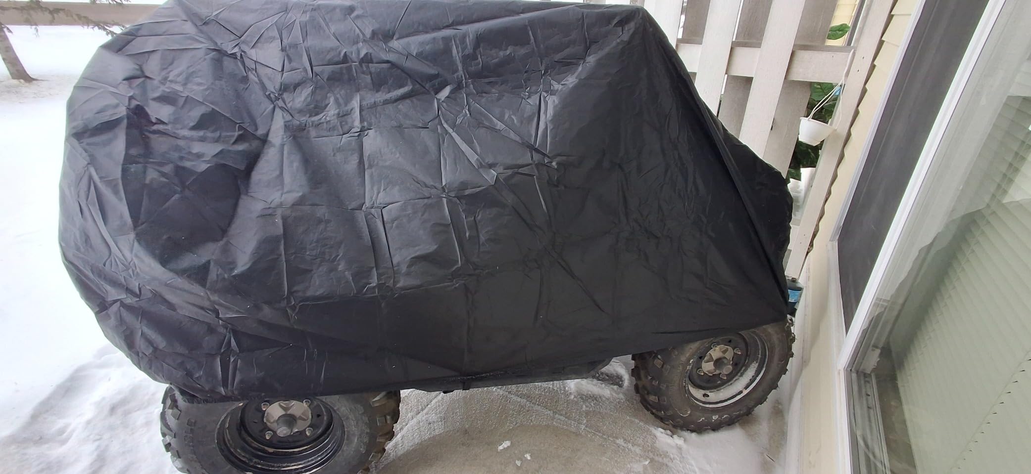 ATV Covers Waterproof 4 Wheeler Covers Quad Covers | Used for Polaris Yamaha Suzuki Honda Kawasaki Kart customer photo 1