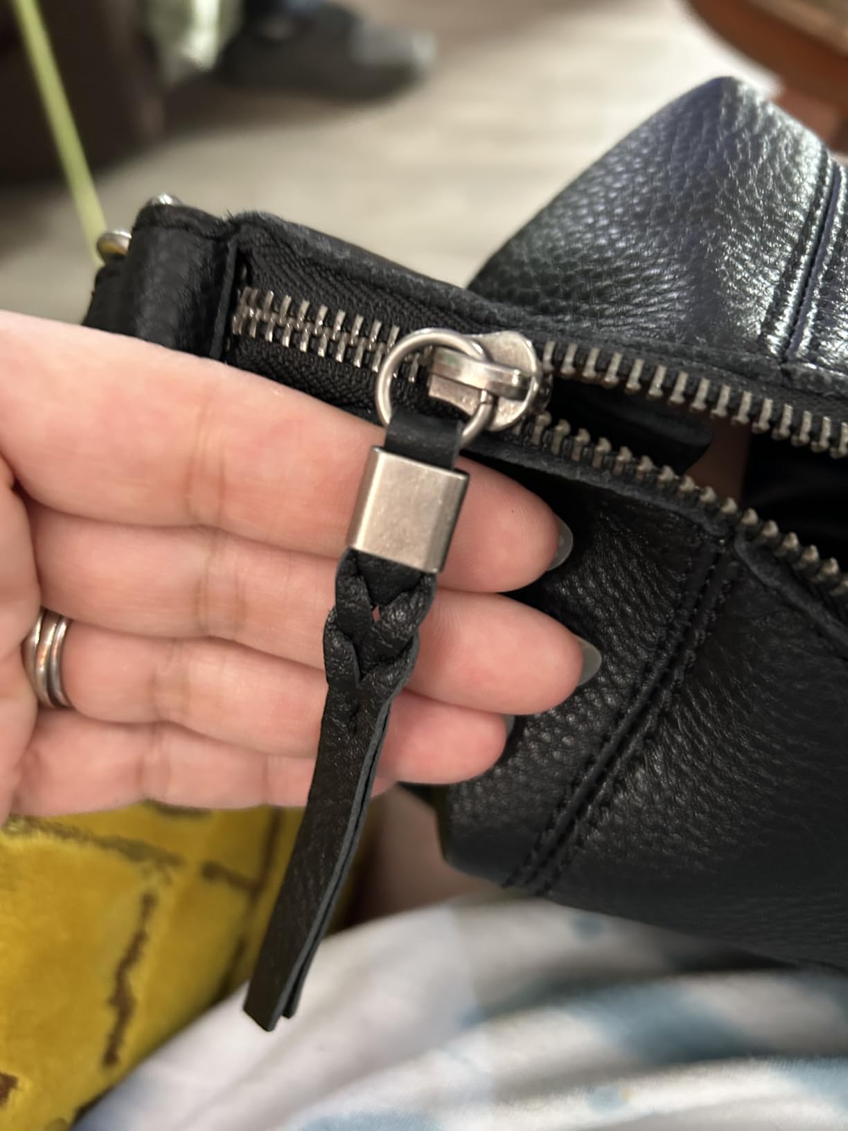 The Sak Sequoia Leather Hobo Bag - Large Slouchy Shoulder Purse, Zip Pocket | Buttery Soft Leather, Roomy Main Compartment, Interior Organization Pockets, Lightweight Carry for Everyday, Work & Travel customer photo 2
