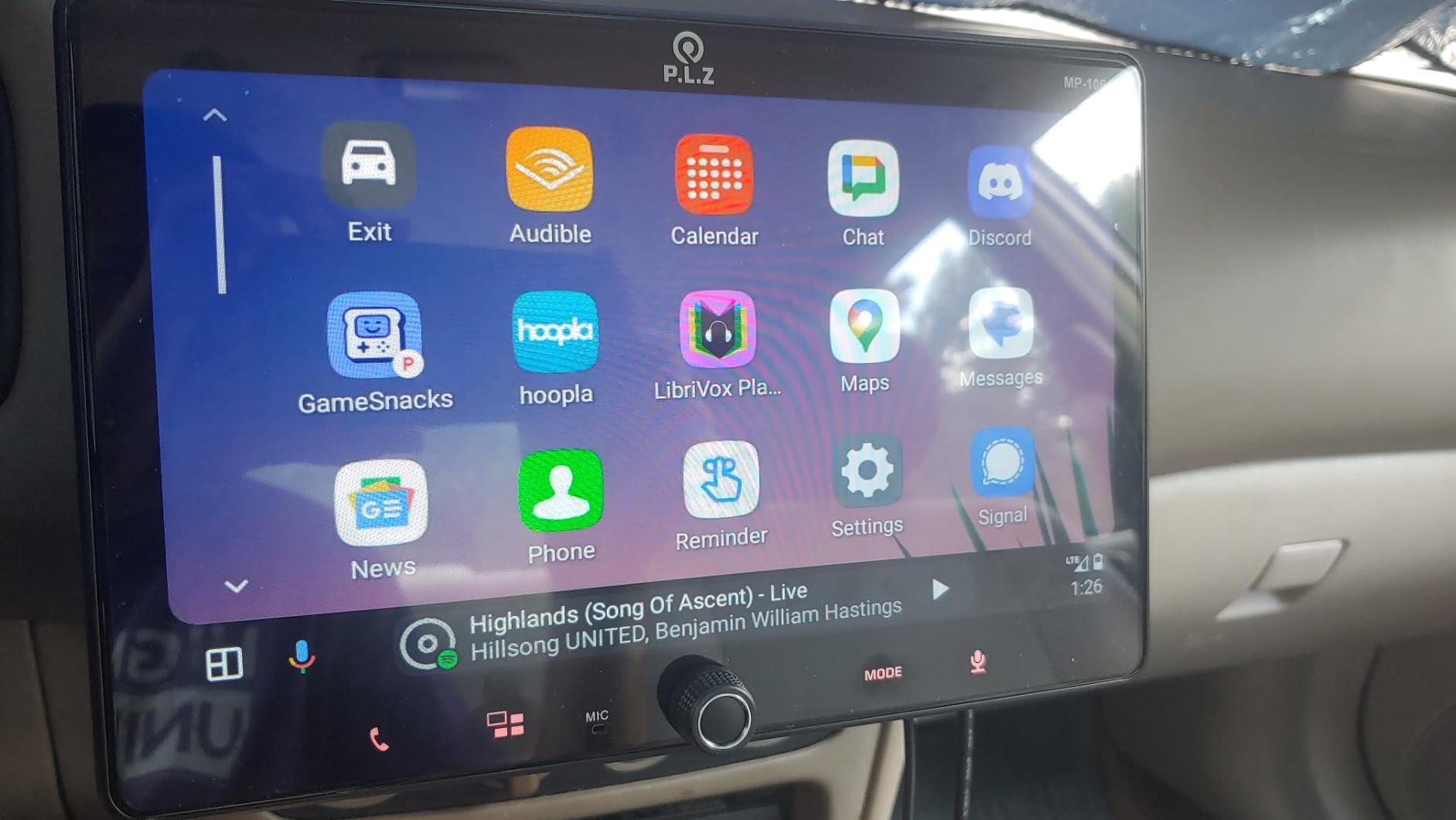 Single Din Car Stereo Wireless Apple Carplay Android Auto Radio, 10.1