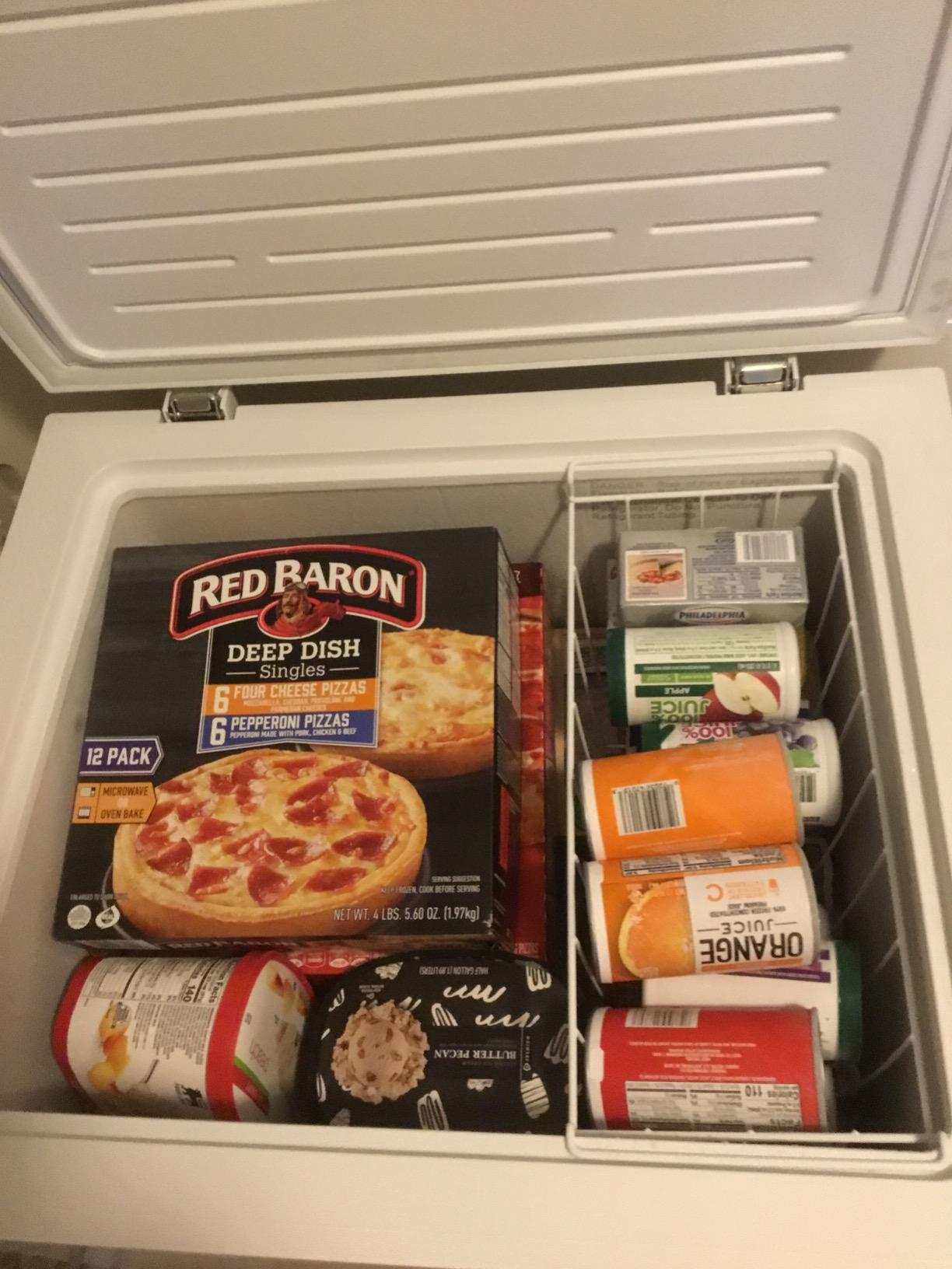 SMETA Chest Freezer 21 Cu. Ft, Large Capacity Deep Freezer with 2 Removable Baskets, Energy Efficient, Freestanding, 65'' Wide, Perfect for Home, Garage, Kitchen, Meat, Basement, Quick Freezing customer photo 2