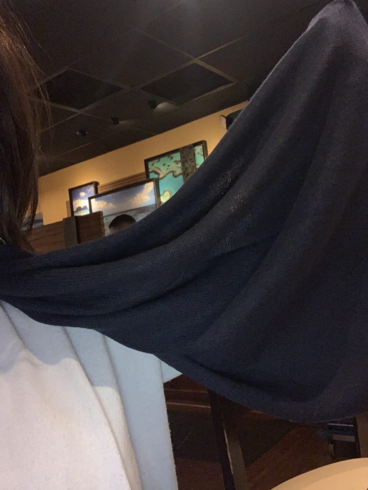 Cashmere Knitted Scarf for Women by Style Republic customer photo 2