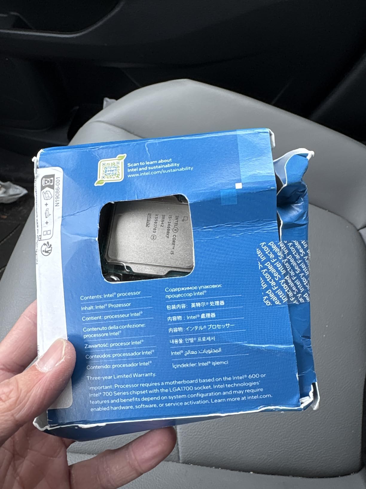 Intel Core i5-14600KF New Gaming Desktop Processor 14 cores (6 P-cores + 8 E-cores) - Unlocked customer photo 1