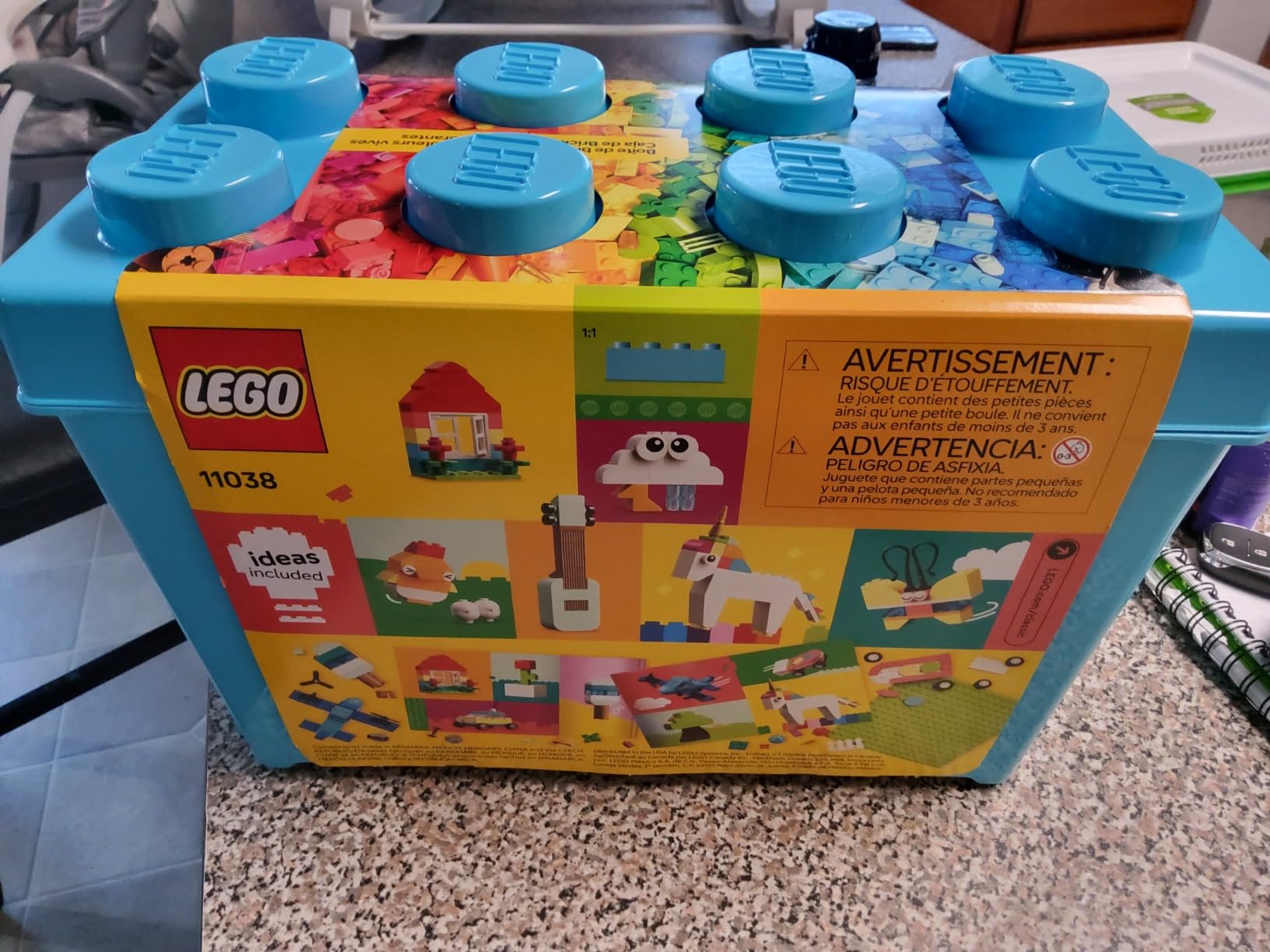 LEGO Classic Vibrant Creative Brick Box Building Blocks - Sensory & Learning Toys for Boys & Girls, Ages 4+ Years customer photo 2