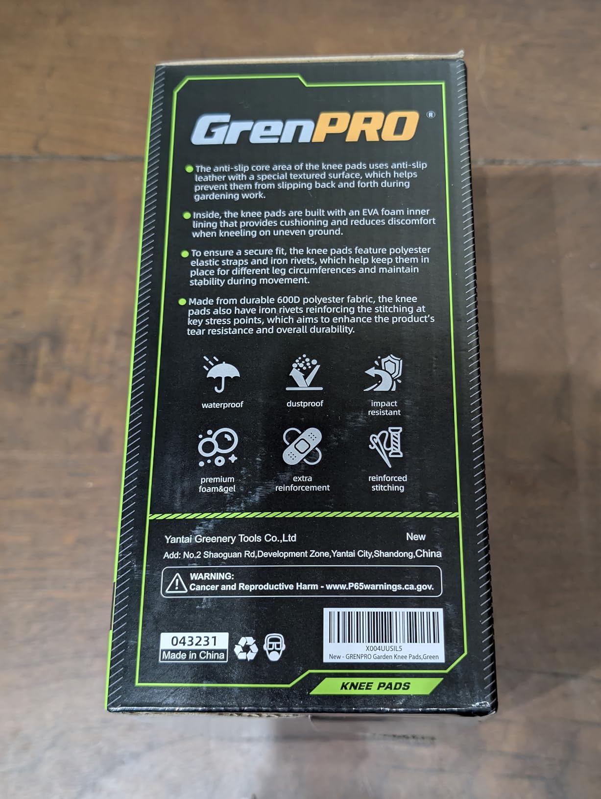 GRENPRO Heavy Duty Knee Pads for Men, Gel Foam, Construction Work | Adjustable anti-slip straps, comfortable knee pad for men and women, flooring, cleaning, tiling, roofing, gardening customer photo 1