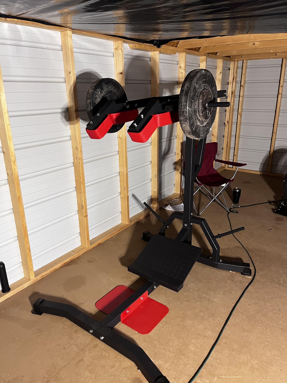 VIVITORY Leverage Squat Calf Raise Machine, Hack Squat Machine | Lower-Body Trainer for Thighs, Glutes, Hamstrings & Calves, 600-LBS Capacity Home Gym Workout Equipment customer photo 1