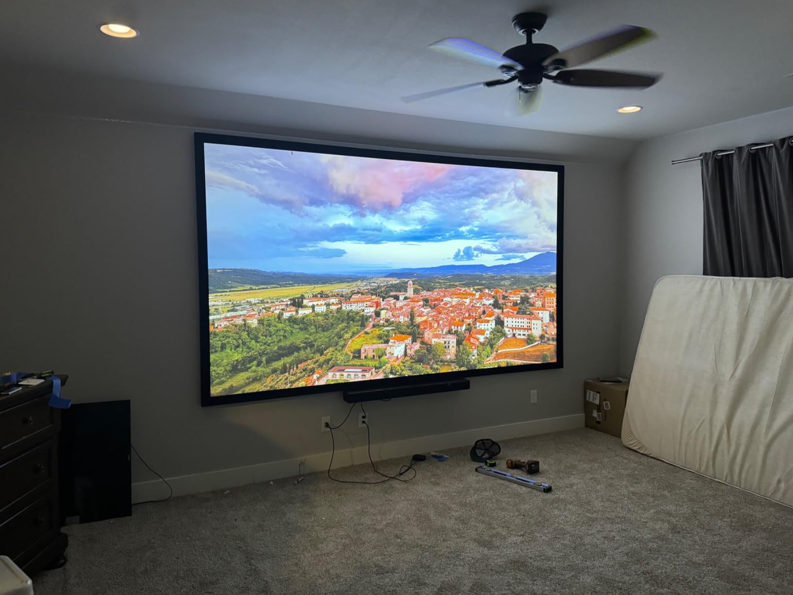 ViewSonic LX700-4K 4K UHD Laser Gaming Projector 3500 Lumens 240Hz Xbox | Home Theater Projector With Dual HDMI, 4.2ms Input Lag, SuperColor, HDR, Optical Zoom, Keystone, Large Screen, Streaming customer photo 1