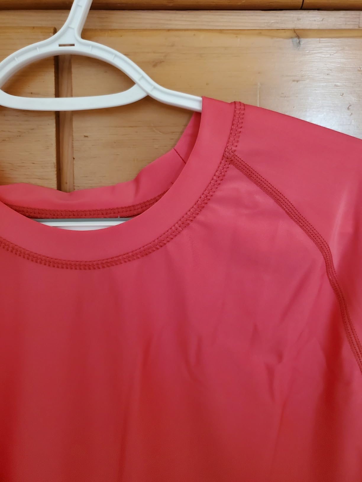 Women's UPF 50+ Rash Guard Sun Protection Swim Shirt Quick Dry Swimsuit Lightweight Short Sleeve Top Only customer photo 2