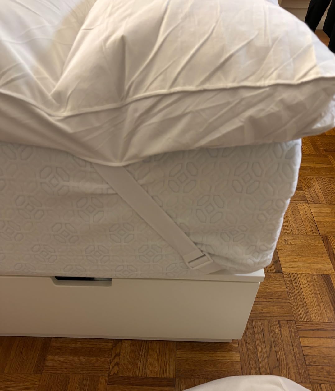 3 Inch Goose Feather Mattress Topper, Thick Pillow Top, Queen customer photo 1