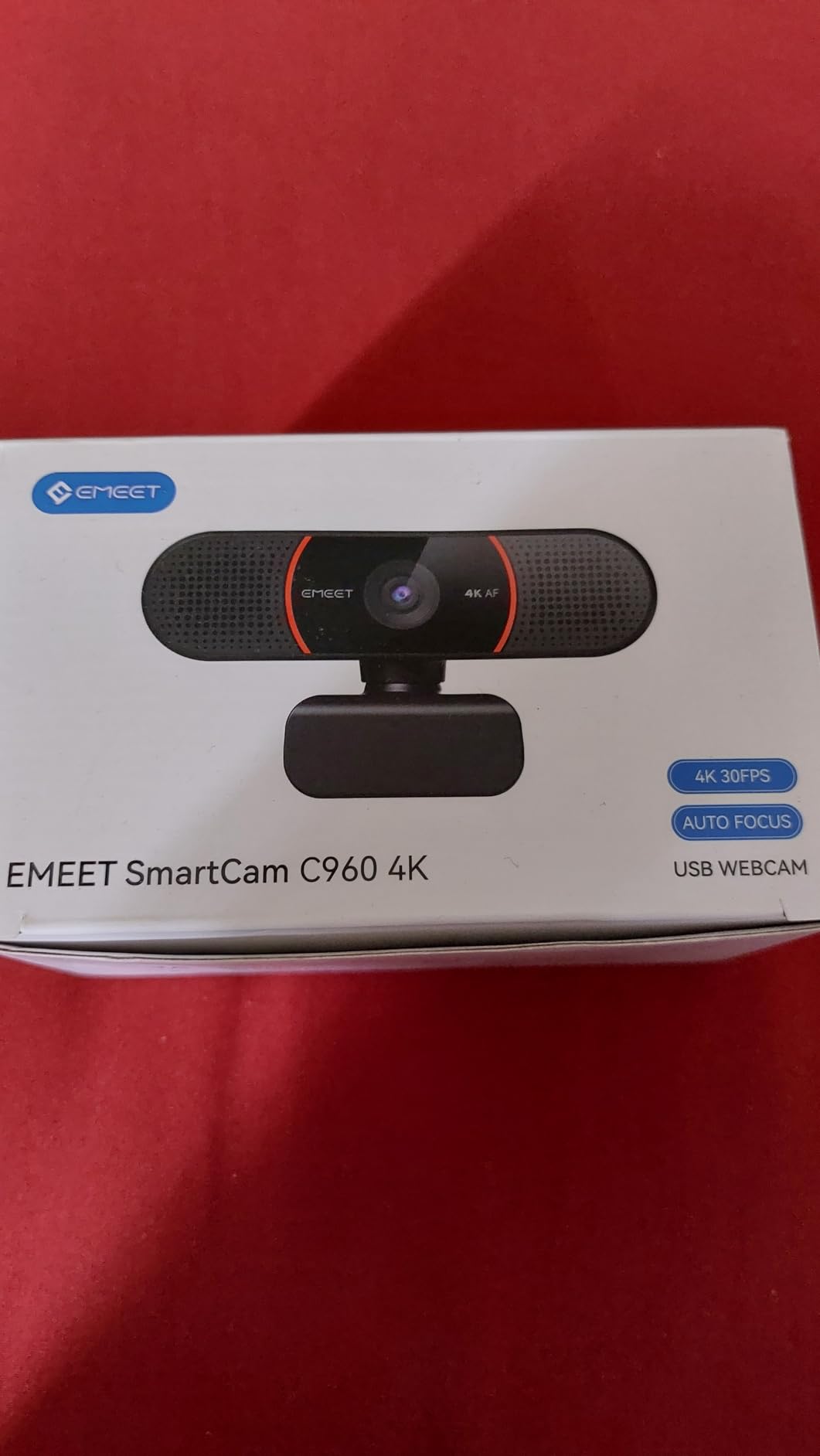 EMEET C960 4K Webcam for PC, PDAF Auto Focus, Dual Omni Mics, 73-degree FOV customer photo 1