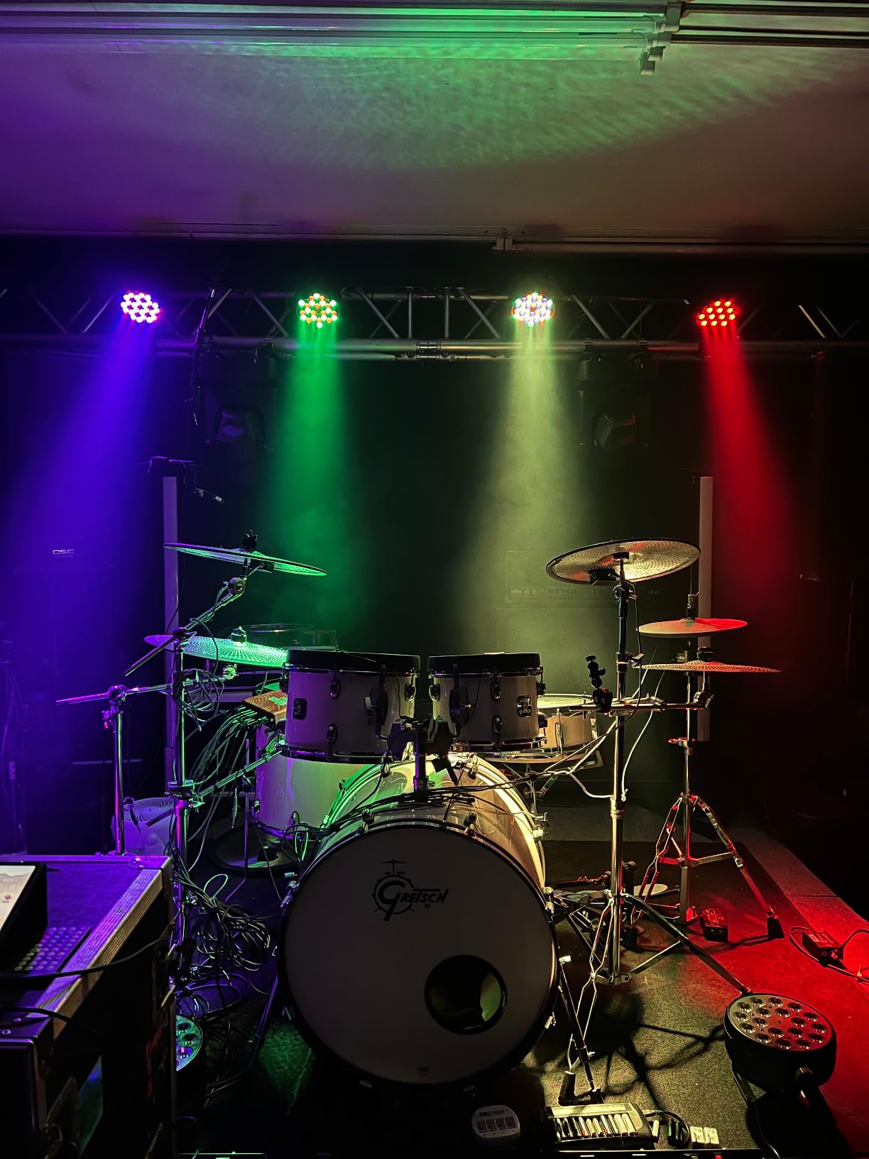 36W 36LEDs RGB Stage Par Lights by Remote DMX Control - 4Pack | Corded Electric, Sound Activated Multi Modes, Uplights for Events DJ Music Dance Party Wedding Church Bar Club customer photo 2