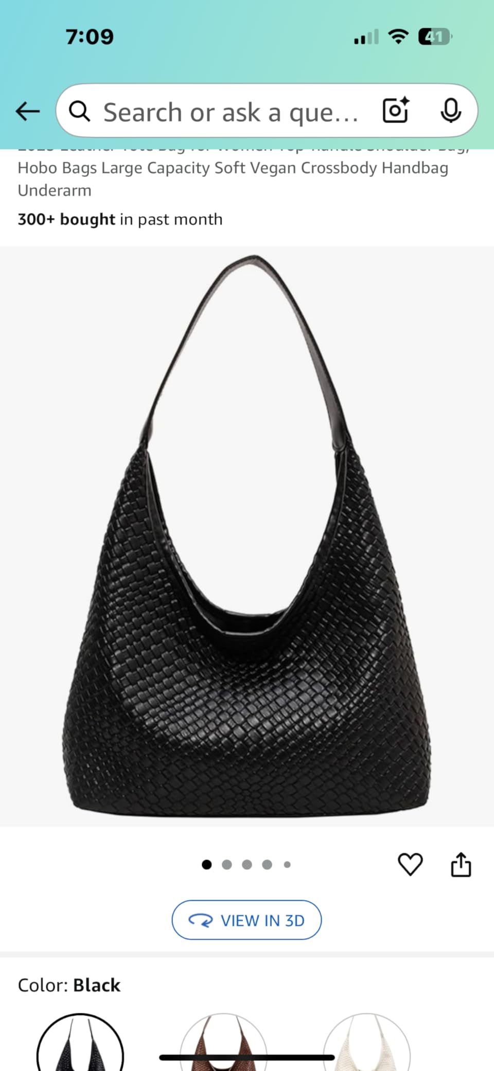 2026 Leather Tote Bag for Women Top-handle Shoulder Bag, Hobo Bags Large Capacity Soft Vegan Crossbody Handbag Underarm customer photo 2