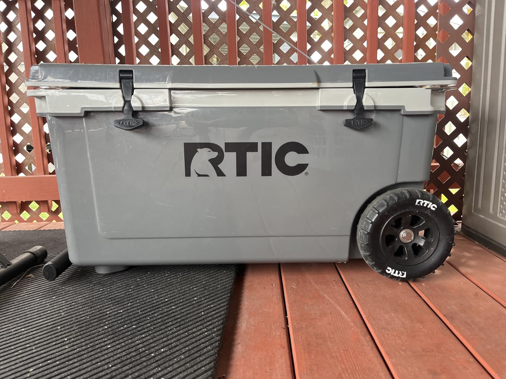 RTIC 72 Quart Ultra-Light Wheeled Cooler Hard Insulated Portable Ice Chest Box for Beach, Drink, Beverage, Camping, Picnic, Fishing, Boat, Barbecue, 30% Lighter Than Rotomolded Coolers customer photo 2