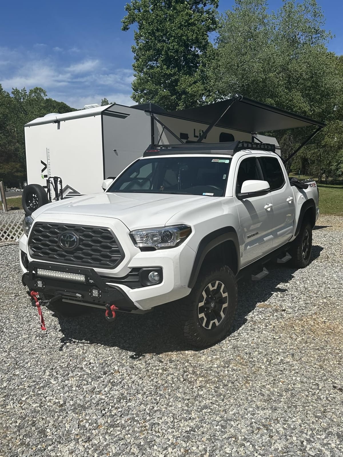 OPENROAD 6000 lbs UTV Winch, Waterproof IP67 Electric Trailer 6k Winch with Synthetic Rope,Wireless Remote and Winch Stopper (6000lb with Mounting Plate) customer photo 1