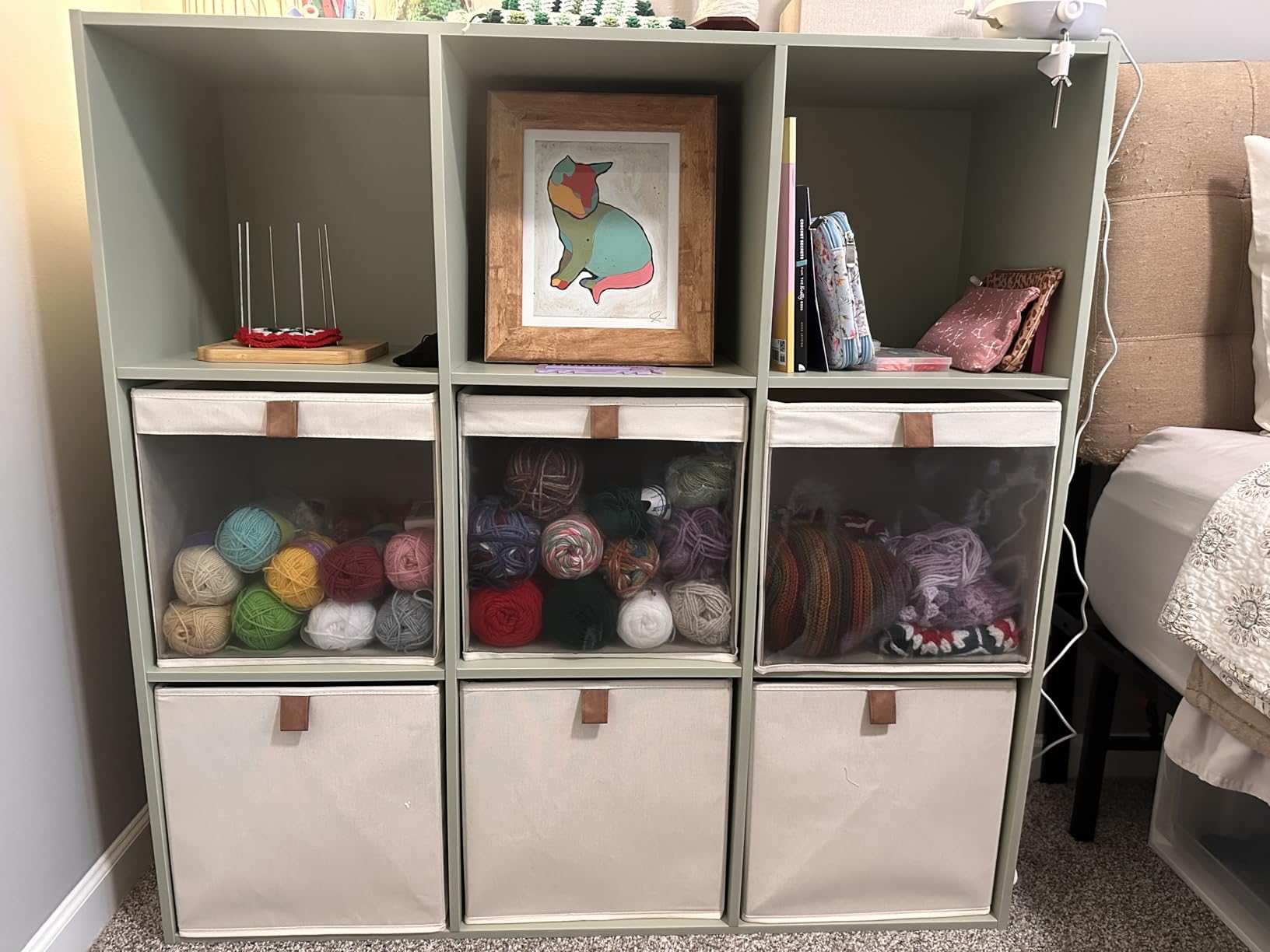 Best Choice Products 8-Cube Storage Organizer, 11in Shelf Opening, Bookcase, Display Shelf, Customizable w/ 3 Removable Back Panels - White customer photo 2