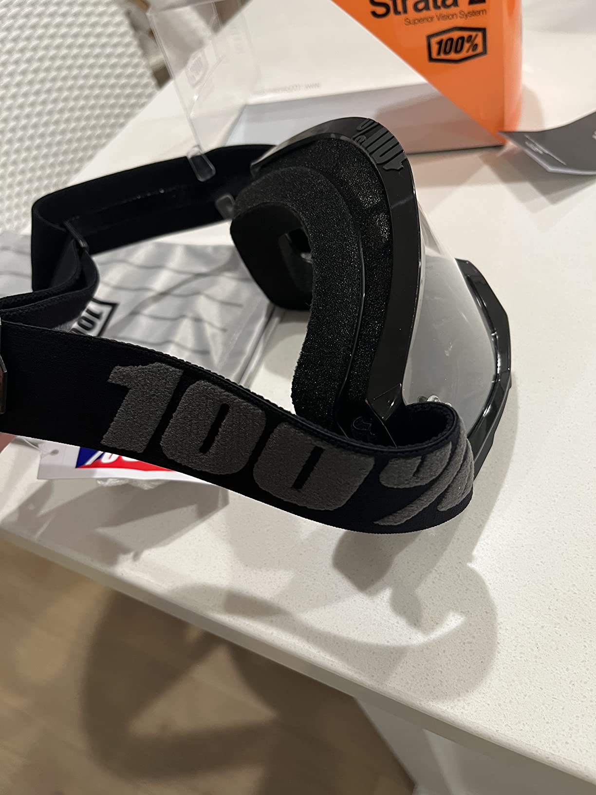 100% STRATA 2 Goggles - Sports Goggles for Motocross & Mountain Biking - Eyewear for Bike Riders - Motocross Eyewear for Men customer photo 1