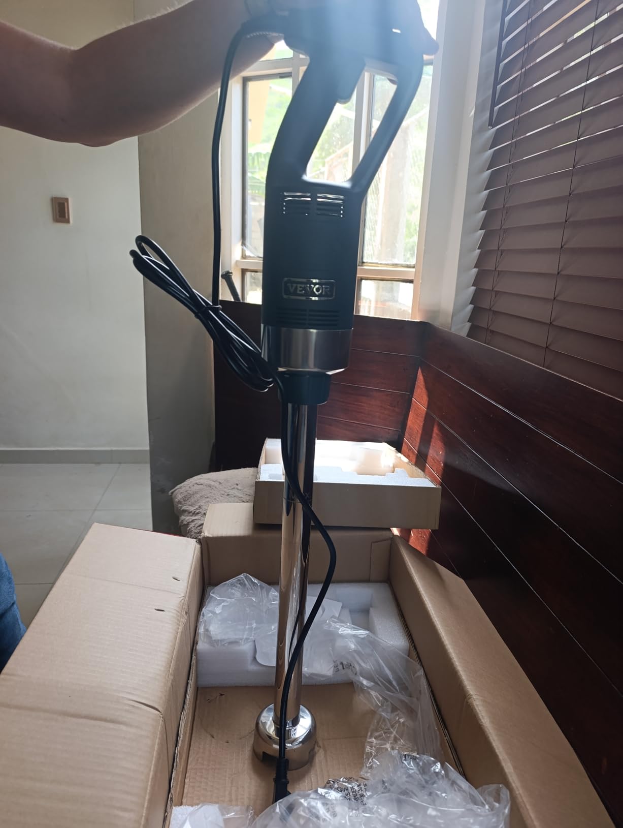 VEVOR Commercial Immersion Blender 500W 20 Inch Heavy Duty Hand Mixer, Variable Speed with 304 Stainless Steel Blade, Ideal for Soup, Smoothie, Puree, Baby Food customer photo 1