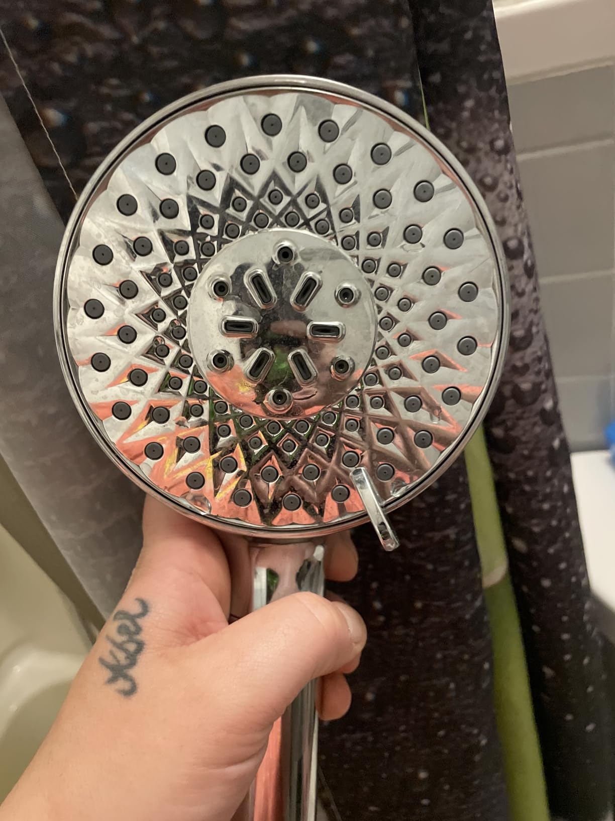 SR SUN RISE Filtered Shower Head with Handheld High Pressure 9 Spray Mode Showerhead Detachable Shower Head Water Softener Filters Beads for Hard Water Remove Chlorine 1 Filter Chrome customer photo 2