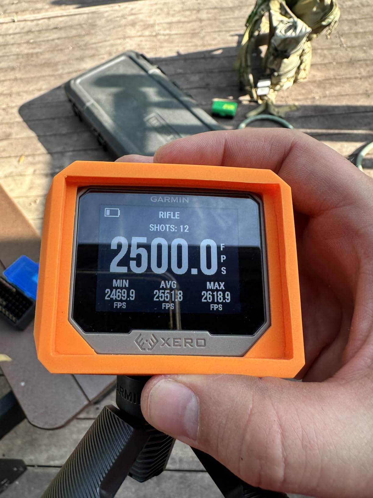 Garmin Xero C1 Pro, Compact Ballistics Chronograph | Measure Projectile Speeds from 100 fps to 5,000 fps, Button Operated Design, Compact, Water Resistant (IPX7) customer photo 2