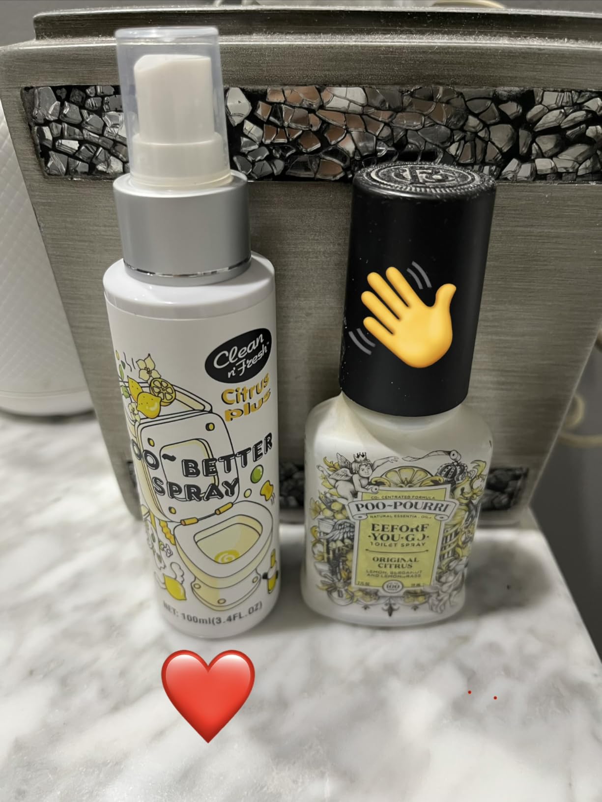 Clean-n-Fresh Toilet Spray for Poop, Lavender 6.8 Fl.Oz, Air Freshener Bathroom Spray, Odor Eliminator| Up to 400+ Uses customer photo 2