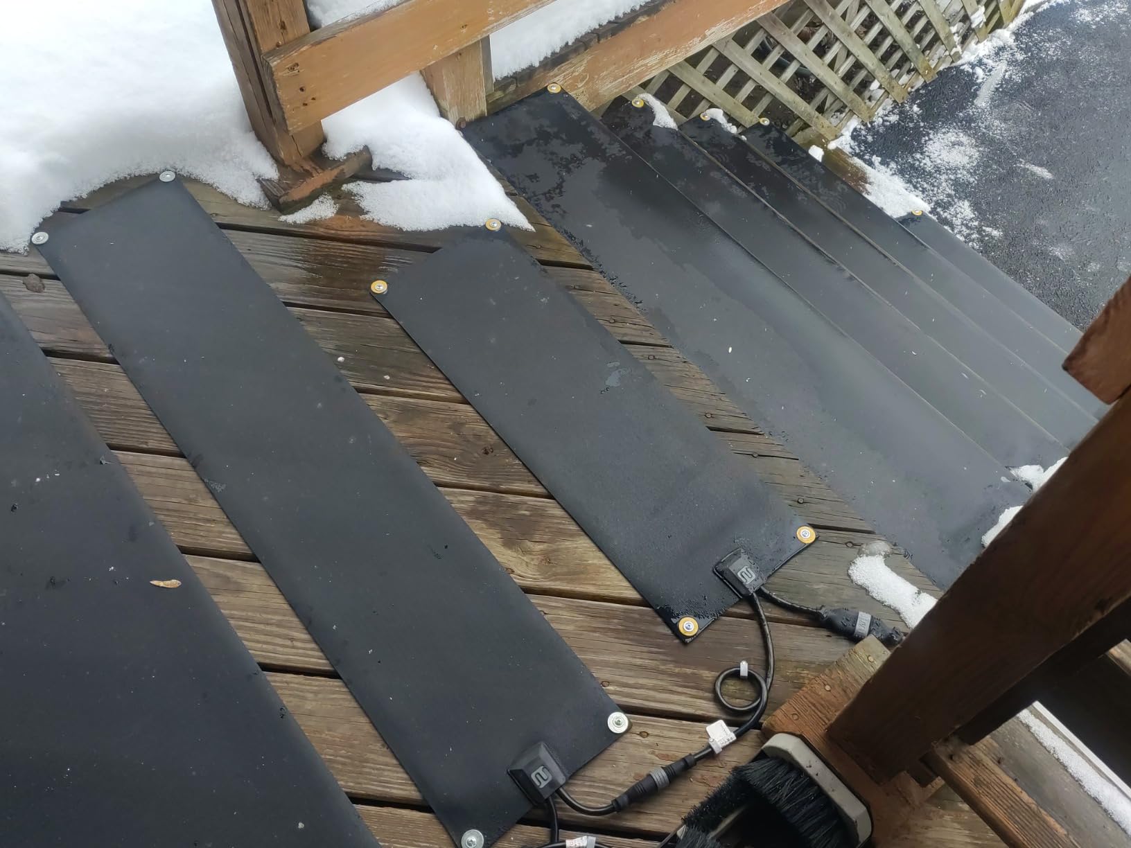 HeatTrak Heated Snow Melting Mats Starter Kit | 1 Walkway Mat, 2 Stair Mats, 1 Power Unit, and 1 Cable Extender | Heated Outdoor Mats for Walkway and Stairs customer photo 1